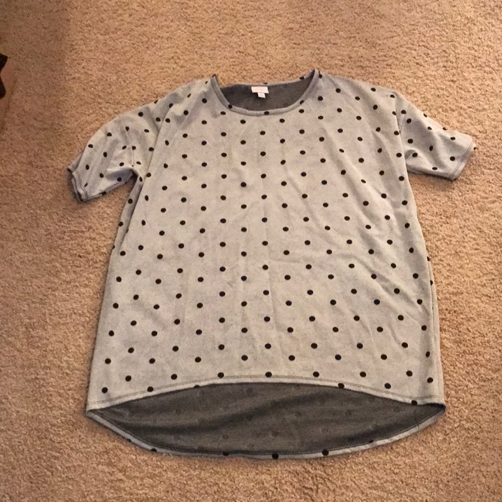Super cute polka dot LuLaRoe Irma